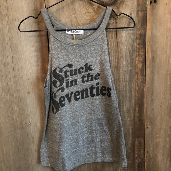 brokedown Tops - Brokedown 70’s Tank Top Tee